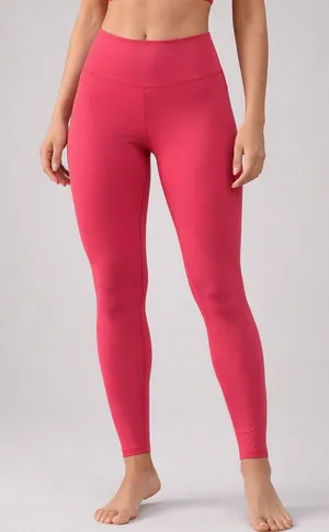 White Fox Boutique Red High-Waisted Leggings - Size Large (NWOT) thumbnail 1