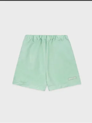 NWT Sporty & Rich Good Health Nylon Shorts Thyme/White Size Small thumbnail 3