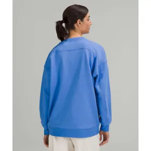 Lululemon Perfectly Oversized Crew *Graphic Blue Nile 4 thumbnail 3