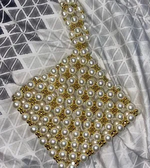 beaded bag Gold thumbnail 1