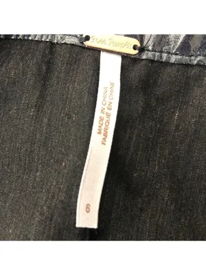 Free People Leather mini Skirt pockets zip cocktail clubbing festival rocker S thumbnail 9