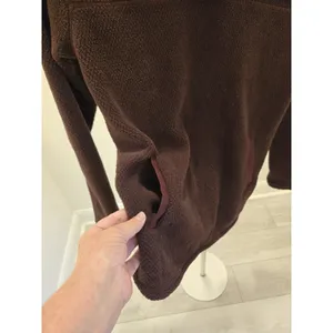 T.S. Women's S Burgundy Teddy Fleece 1/4 Snap Pullover Sweatshirt NWT MSRP $64 thumbnail 9