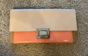 Aldo Tan Peach Color Block Crossbody Shoulder Bag thumbnail 1
