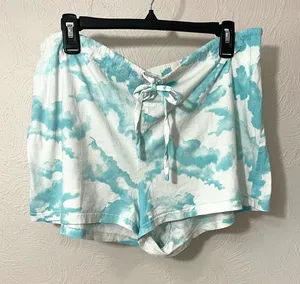 Victoria's Secret Blue and White Pajama Shorts thumbnail 1