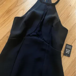 New NWT Express XS black cocktail semi formal dress thumbnail 3