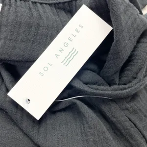 Sol Angeles Women Maxi Sundress Plus OS Gauzy Minimalist‎ Coastal Lounge Cruise thumbnail 4
