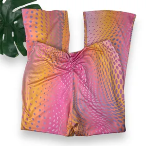H&M Disco Sunset Flare Leggings in Stretch Jersey thumbnail 9