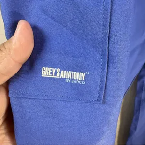 Grey's Anatomy Royal Blue Scrub Pants SZ:LP thumbnail 5