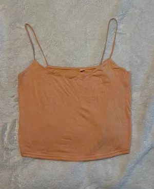 PacSun Basics orange Cropped Tank thumbnail 1