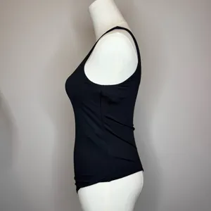 Abercrombie & Fitch Black Scoop Neck One-Piece thumbnail 2