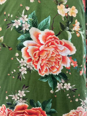 Farm Rio by Antropologie Floral Print Elinor Tunic Dress Size Medium thumbnail 8