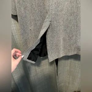 Merona Classic Gray Trench Coat thumbnail 5