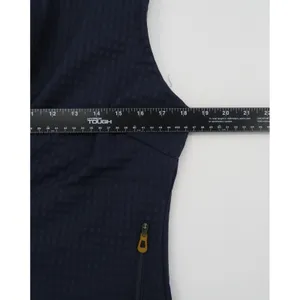 Nike Golf Navy Blue Waffle Knit Full Zip Vest Womens Small White Trim‎ thumbnail 11