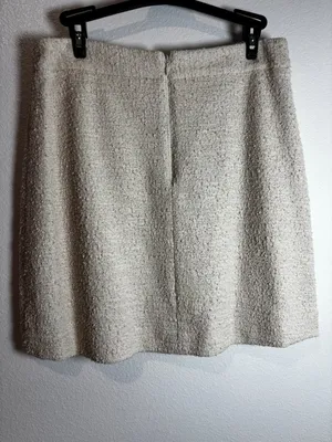 Preston & York Tweed Mini Skirt with Faux Pocket Details - Size M thumbnail 3