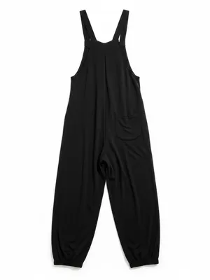 Halara Waffle Knit Overall Joggers Black‎ Small thumbnail 4