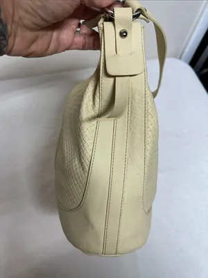 The Trend Textured Cream Shoulder Hobo Bag thumbnail 2