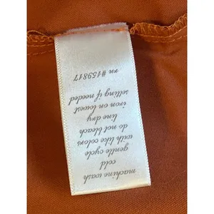 Altar'd State Ulissa Satin Ruched Faux‎ Wrap Mini Dress Cinnamon Medium NEW thumbnail 6