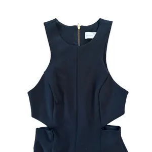 Amanda Uprichard Black Cutout Mini Dress thumbnail 5