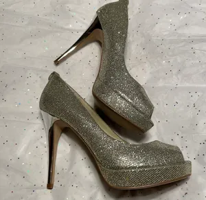 Michael Kors Peep Toe Platform Heels thumbnail 6