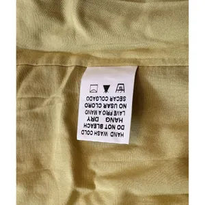 Papermoon Chartreuse Mini Dress Square Neck Smocked Ruffle Braid Zip Spaghetti M thumbnail 8