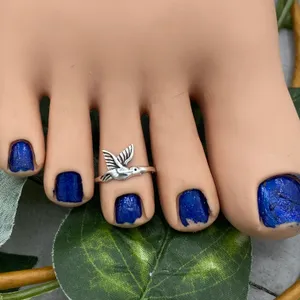 Flying Bird Sterling Silver Toe Ring Midi Ring thumbnail 4