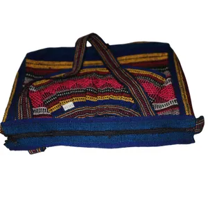 Vintage Lillo Woven Tote Multi-Color Artesanias Shoulder‎ Bag thumbnail 5
