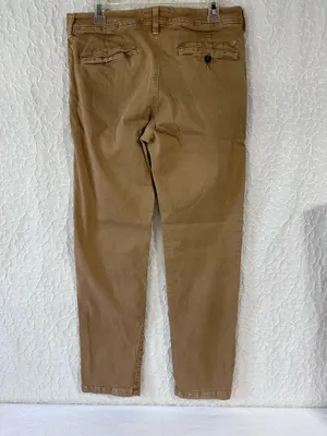 American Eagle Next Level Flex Slim Straight Tan Khaki Pants 32x32 Soft Stretch thumbnail 2