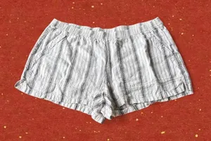 Universal Threads Striped linen shorts thumbnail 1