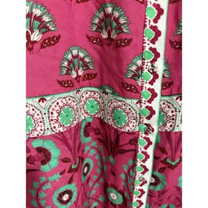 Celina‎ Moon Rose Abstract Block Print Long Sleeve Dress Women's Size Small thumbnail 11