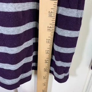 Gap Supersoft Long‎ Sleeve Striped Tee Scoop Neck Slim Fit Womens M READ thumbnail 5