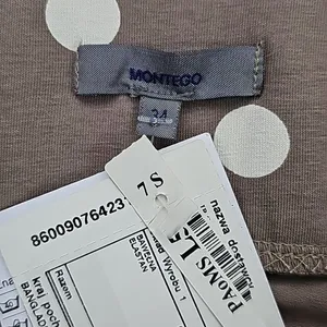 Montego Women's Brown‎ and White Polka Dot Mini Skirt Size 4 thumbnail 4