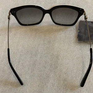 Michael Kors ABELA MK 6038 Black Square Sunglasses with Dark Lenses thumbnail 2