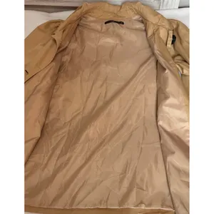 Hazel Anthropologie Beige Swing Coat Balloon Sleeve Peter Pan Collar Medium NWOT thumbnail 10