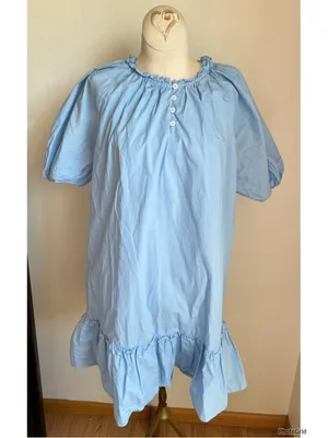Tuckernuck Hyancinth House Gwyn Blue Puff Sleeve Dress Small thumbnail 2