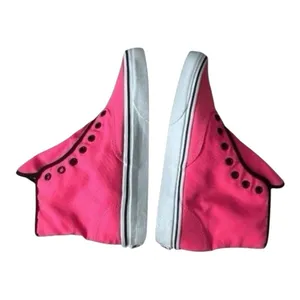 Vans Off The Wall Hot Pink High Top Skateboard Shoes Women Size 6.5 Men Size 5 thumbnail 5