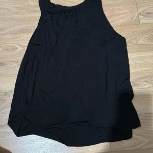 H&M black high‎ neck key hole blouse size xs thumbnail 3