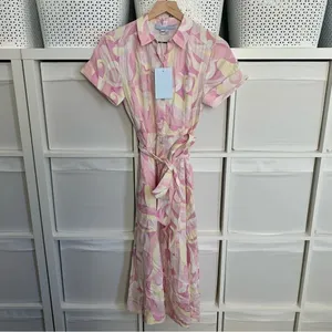 Hill House Lily Dress Pink Candy Kaleidoscopic thumbnail 6