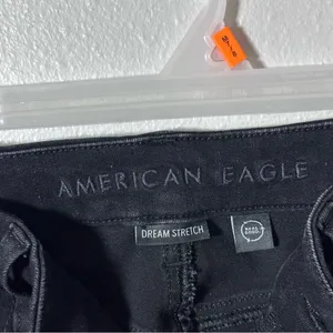 American Eagle Women Black Curvy High Rise Jegging Jeans Dream Stretch size 2 S. thumbnail 4