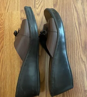 Montego Bay Club Wedge Slip On Slides Size 10 Color Brown thumbnail 3