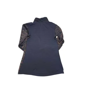 Nike Pro HyperWarm Victory Half Zip Large Copper Dark Charcoal Long Sleeve Run thumbnail 4