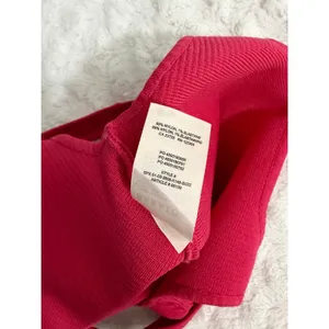 Aritzia Babaton Eros Pink Sculpt Knit Ribbed Squareneck Cropped Tank Top S thumbnail 7