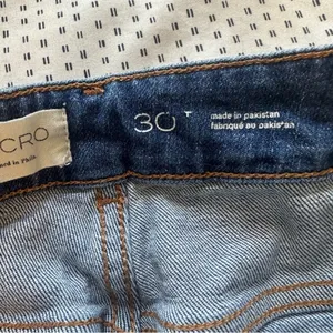 Pilcro Mid-Rise Slim Straight Leg Jeans Cargo Pockets 30 thumbnail 7