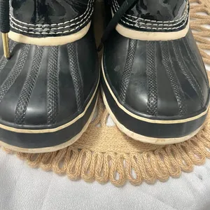 Sorel Joan of Arctic Holiday Leather Shearling Boots Black NL2392-010 Size 9 thumbnail 8