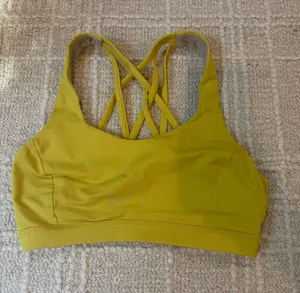 Lululemon yellow bra thumbnail 1