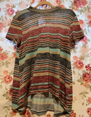 Semi Transparent Striped Shirt thumbnail 1