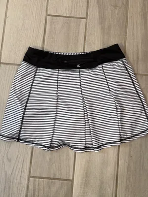Kyodan Black & White Striped Tennis Skort thumbnail 4