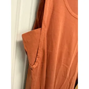 NWT Earthy Rust Orange Boho Fall Cotton Dress Sleeveless Small Knot Sisters thumbnail 8