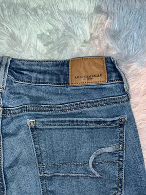 American Eagle Medium Wash Super Low Jegging thumbnail 4