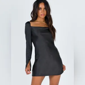 Princess Polly Star Power Mini Dress in Black Size 2 New with tag thumbnail 5