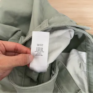 Aritzia Sunday Best 2 Barrel Relaxed Straight Pants Mid Rise Sage Green Spring thumbnail 6